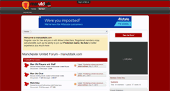 Desktop Screenshot of manutdtalk.com