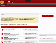 Tablet Screenshot of manutdtalk.com